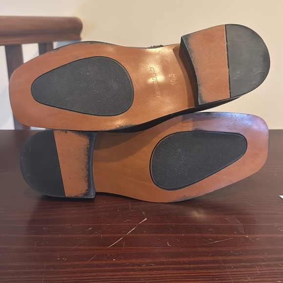 La Milano brown leather ankle boots bootie dress boots 10.5 - Picture 14 of 16